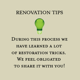 Our Renovation Tips