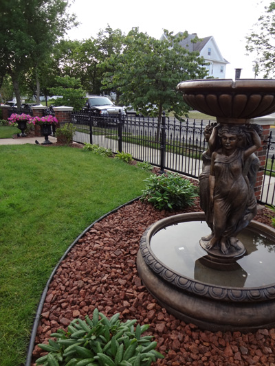 Formal Garden with a fountain