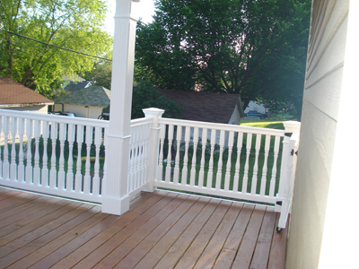 Spindles and decking