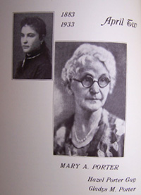 Mary A. Porter of Portage, Wi