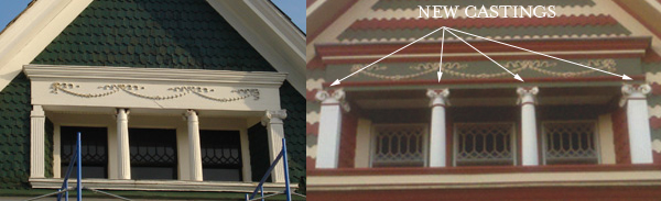 Old Victorian Gable Versus New Victorian Painted Lady Gable